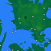 Nächste Vorhersageorte - Sorø - Karte