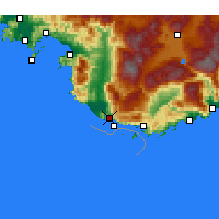 Nächste Vorhersageorte - Kalkan - Karte
