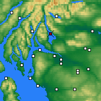 Nächste Vorhersageorte - Loch Lomond - Karte