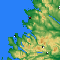 Nächste Vorhersageorte - Lochinver - Karte