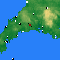 Nächste Vorhersageorte - Liskeard - Karte