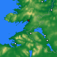 Nächste Vorhersageorte - Donegal - Karte