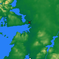 Nächste Vorhersageorte - Galway - Karte