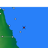 Nächste Vorhersageorte - Garoh Island - Karte
