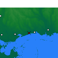 Nächste Vorhersageorte - Gulfport - Karte