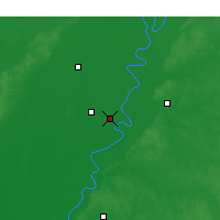 Nächste Vorhersageorte - Blytheville - Karte
