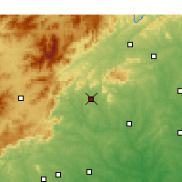 Nächste Vorhersageorte - Rutherfordton - Karte