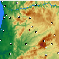 Nächste Vorhersageorte - Tondela - Karte