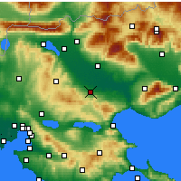 Nächste Vorhersageorte - Nigrita - Karte
