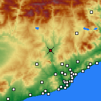 Nächste Vorhersageorte - Manresa - Karte
