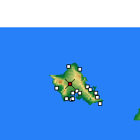 Nächste Vorhersageorte - Wahiawā - Karte