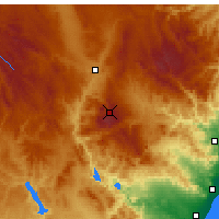 Nächste Vorhersageorte - Sierra de Javalambre - Karte