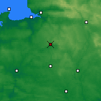 Nächste Vorhersageorte - Fougères - Karte