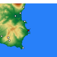 Nächste Vorhersageorte - Syrakus - Karte
