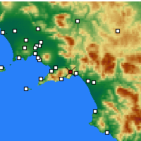 Nächste Vorhersageorte - Cava de' Tirreni - Karte