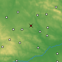 Nächste Vorhersageorte - Jędrzejów - Karte