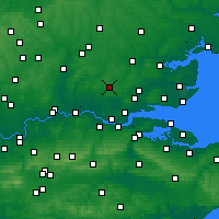 Nächste Vorhersageorte - Brentwood - Karte