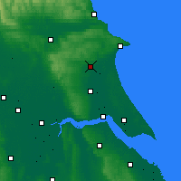 Nächste Vorhersageorte - Driffield - Karte