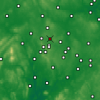 Nächste Vorhersageorte - Walsall - Karte