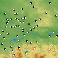 Nächste Vorhersageorte - Jaworzno - Karte