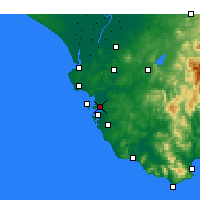 Nächste Vorhersageorte - Puerto Real - Karte