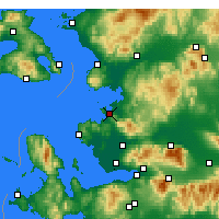 Nächste Vorhersageorte - Aliağa - Karte