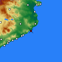 Nächste Vorhersageorte - Sant Feliu de Guíxols - Karte
