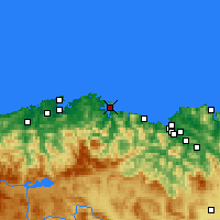 Nächste Vorhersageorte - Santoña - Karte