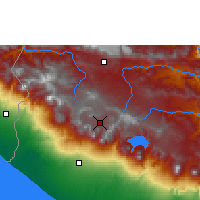 Nächste Vorhersageorte - Quetzaltenango - Karte