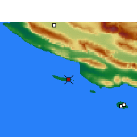 Nächste Vorhersageorte - Lavan Island - Karte