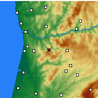 Nächste Vorhersageorte - Arouca - Karte