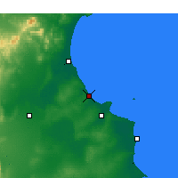 Nächste Vorhersageorte - Sousse - Karte