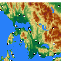 Nächste Vorhersageorte - Amfilochia - Karte