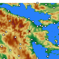 Nächste Vorhersageorte - Nemea - Karte