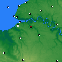 Nächste Vorhersageorte - Pont-Audemer - Karte