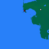 Nächste Vorhersageorte - Hooper Bay - Karte