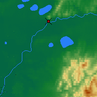 Nächste Vorhersageorte - Upper Kalskag - Karte