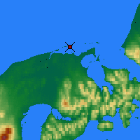 Nächste Vorhersageorte - Nelson Lagoon - Karte