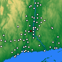 Nächste Vorhersageorte - Newington - Karte