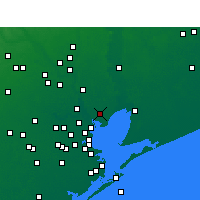 Nächste Vorhersageorte - Baytown - Karte