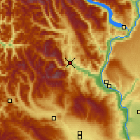 Nächste Vorhersageorte - Leavenworth - Karte