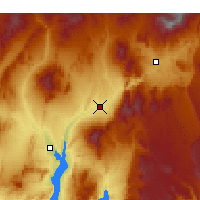 Nächste Vorhersageorte - Mesquite - Karte