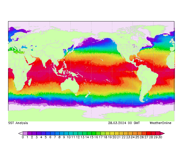 Welt SST Do 28.03.2024 00 UTC
