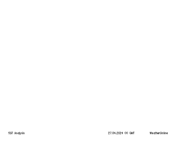 Australien SST Sa 27.04.2024 00 UTC