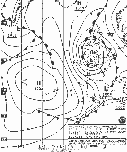 NOAA Fronts Di 14.05.2024 12 UTC
