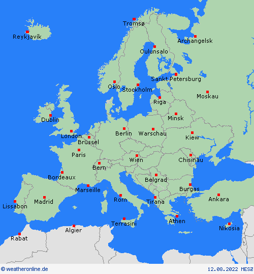   Europa Vorhersagekarten