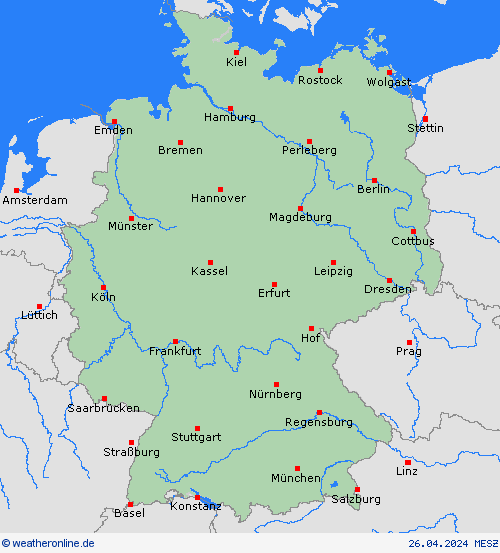   Deutschland Vorhersagekarten