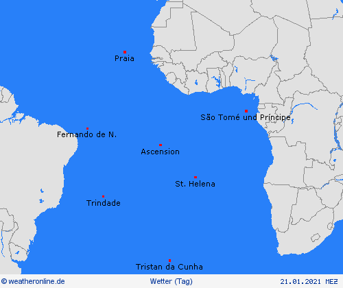 übersicht  Afrika Vorhersagekarten