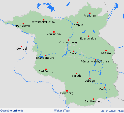 übersicht  Deutschland Vorhersagekarten