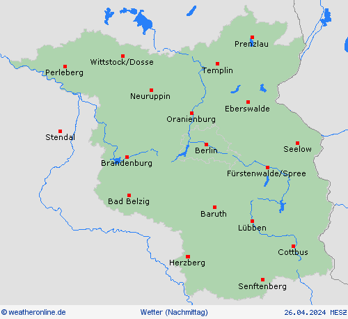 übersicht  Deutschland Vorhersagekarten